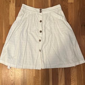 Trina Turk white skirt